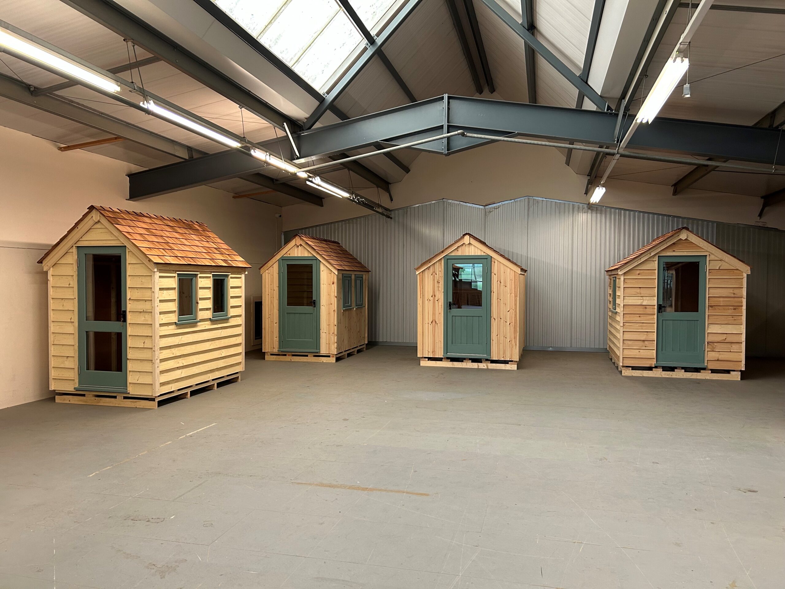 Luxury Garden Sheds In The Radnor Timber Buildings Showroom